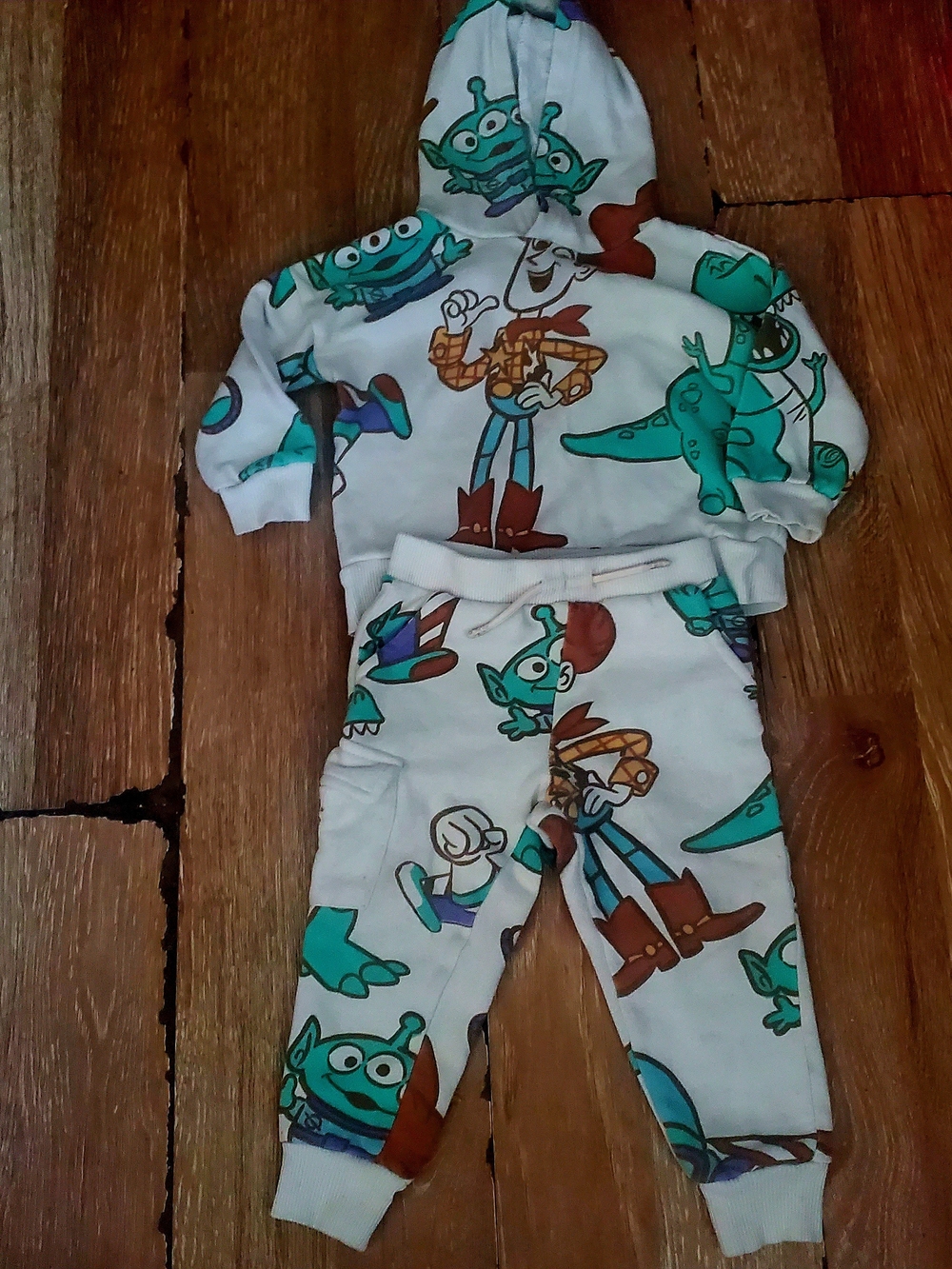 Little Kids Disney Toy Story Hoodie & Joggers Matching Set